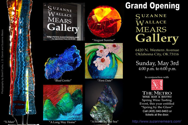 Gallery grand opening invitation for May 3rd, 2009.
