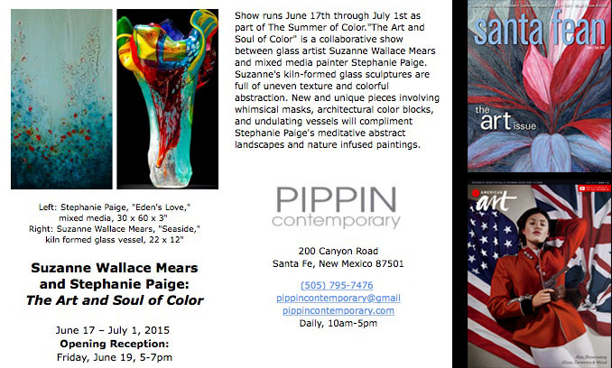 Invitation to the Art and Soul of Color event at Pippin Contemporary