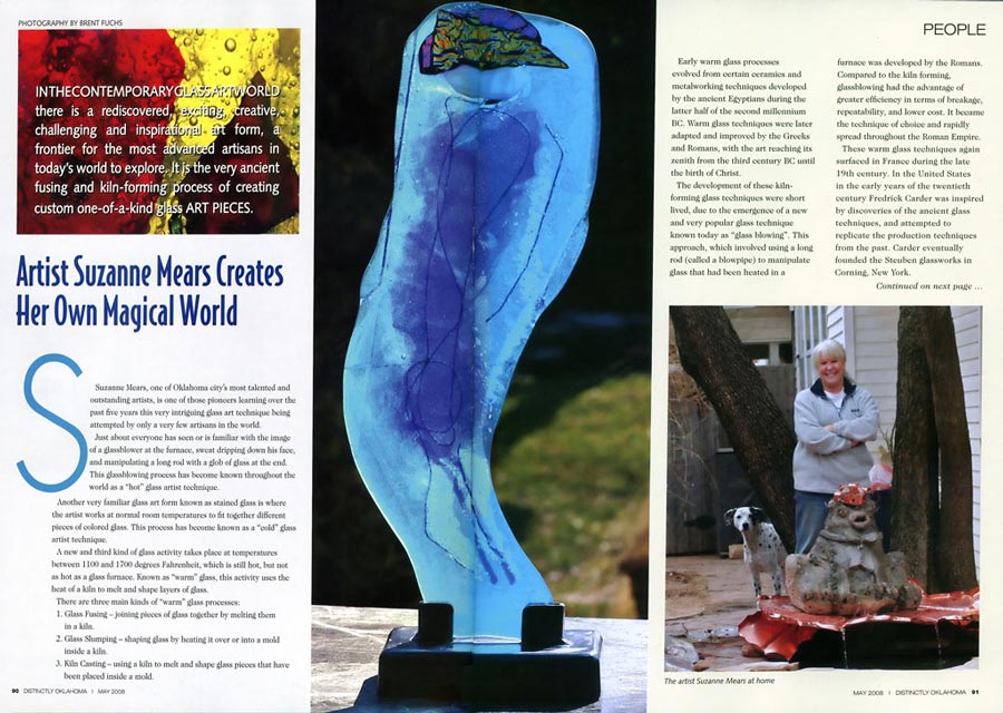 Image of an article that appeared in the May 2008 issue of "distinctly OKLAHOMA."